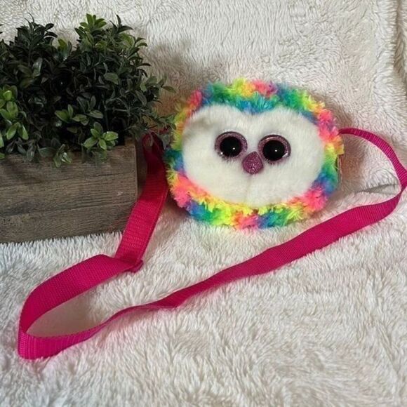 Ty Gear Beanie Boo Owen The Owl Purse - Picture 5 of 8